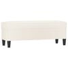 vidaXL Panca Crema 100x35x41 cm in Similpelle