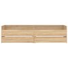 vidaXL Giroletto con Cassetti Rovere Sonoma 100x200 cm
