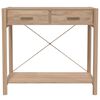 vidaXL Tavolino Consolle 82x38x75 cm in Legno Multistrato