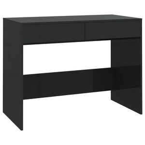 vidaXL Scrivania Nera 101x50x76,5 cm in Truciolato
