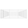 vidaXL Canile da Esterno in Acciaio Zincato 950x570x185 cm