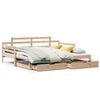vidaXL Divano Letto Estraibile con Cassetti senza Materasso 80x200 cm