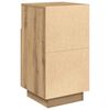 vidaXL Comodini 2 pz con 2 Cassetti Rovere Artigianale 36x36x68 cm