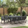 vidaXL Set da Pranzo per Giardino 9 pcs Antracite