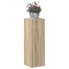 vidaXL Supporto per Piante Rovere Sonoma 33x33x100cm Legno Multistrato