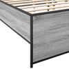 vidaXL Giroletto Grigio Sonoma 180x200 cm in Legno Multistrato Metallo