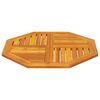 vidaXL Piano per Tavolo 70x70x2 cm Ottagonale Legno Massello di Acacia