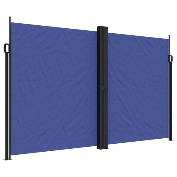 vidaXL Tenda da Sole Laterale Retrattile Blu 200x1000 cm
