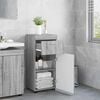vidaXL Set di Armadi da Bagno TULUM Grigio Sonoma 37 x 31,5 x 82 cm