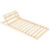 vidaXL Rete a Doghe con 13 Doghe Testata Regolabile 80x200 cm