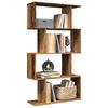 vidaXL Libreria 4 Ripiani Legno Vecchio 70x24x129 cm in Truciolato