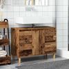 vidaXL Mobile Lavabo Legno Antico 80x33x60 cm in Legno Multistrato
