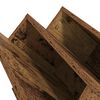 vidaXL Scaffale per riviste Legno vecchio 65 x 53 x 28,5 cm