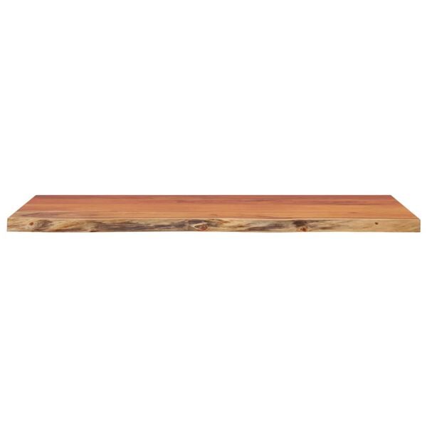vidaXL Piano Tavolo 80x40x3,8 cm Rettangolare Legno Acacia Bordi Vivi
