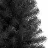 vidaXL Albero di Natale con 300 LED con supporto Nero 180 cm PVC