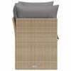 vidaXL Divano da Giardino con Cuscini a 2 Posti Beige in Polyrattan