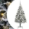 vidaXL Albero di Natale artificiale con 300 LED Bianco 180 cm