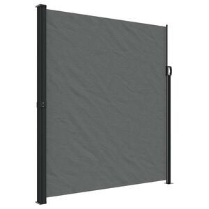 vidaXL Tenda da Sole Laterale Retrattile Antracite 220x600 cm