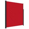 vidaXL Tenda da Sole Laterale Retrattile Rossa 220x500 cm