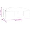 vidaXL Tenda per Feste Pieghevole Rosso 3x6 m
