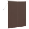 vidaXL Tenda Veneziana Marrone Scuro con Motivo 150 x 110 cm PVC