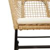 vidaXL Set Pranzo da Giardino 7pz con Cuscini Marrone Polyrattan Vetro