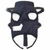 vidaXL Cappotto per Cani Blu navy L28 Pile e Poliestere