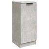vidaXL Credenza Grigio Cemento 30x30x70 cm in Legno Multistrato
