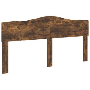 vidaXL Testiera Rovere fum&eacute; Legno ingegnerizzato