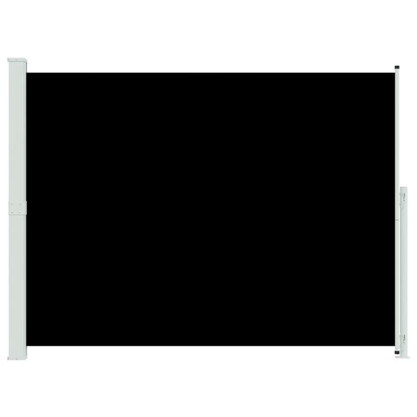 vidaXL Tenda Laterale Retrattile per Patio 220x300 cm Nera