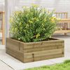 vidaXL Fioriera da Giardino 60x60x23 cm in Legno di Pino Impregnato