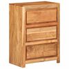 vidaXL Cassettiera 55x33x75 cm in Legno Massello di Acacia
