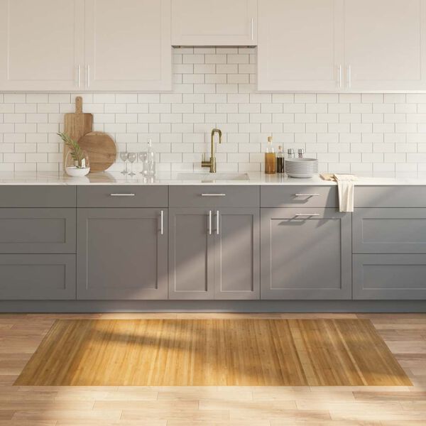 vidaXL Tappeto Rettangolare Naturale 100x200 cm in Bamb&ugrave;