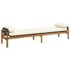 vidaXL Panca da Giardino con Cuscino in Polyrattan e Acacia