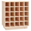 vidaXL Portabottiglie 55,5x34x61 cm in Legno Massello di Pino