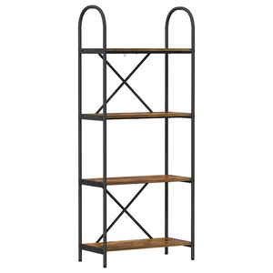 vidaXL Libreria 4 livelli 60 x 30 x 146 cm Legno ingegnerizzato