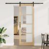 vidaXL Porta scorrevole ORKDAL Naturale 83 x 232 cm