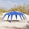 vidaXL Tenda per Feste Azzurra Impermeabile