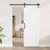 vidaXL Porta Interna ORKDAL Bianco 78 x 211 cm Legno compensato