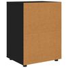 vidaXL Armadio Nero 60 x 48 x 81 cm Legno multistrato