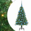 vidaXL Albero di Natale artificiale con 150 LED Verde 120 cm