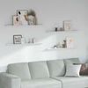 vidaXL Scaffale da parete 4 pcs Marmo Bianco 115 x 9 x 3 cm