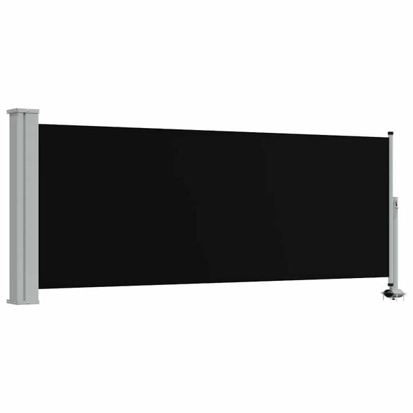 vidaXL Tenda da Sole Laterale Retrattile 100 x 300 cm Nera