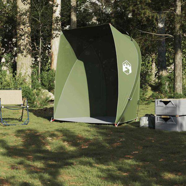 vidaXL Tenda da Pesca Verde Oliva Impermeabile