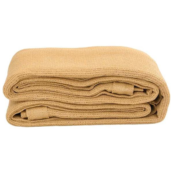 vidaXL Tappeto da Tenda Sabbia 300x400 cm HDPE