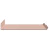 vidaXL Mensola sospesa 4 pcs Rosa 40 x 18 x 2,5 cm Acciaio