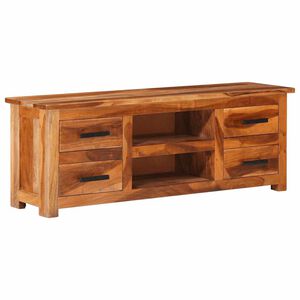 vidaXL Mobile Porta TV 110x30x40 cm in Legno Massello