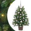 vidaXL Albero di Natale artificiale con 150 LED Verde 75 cm PE e PVC
