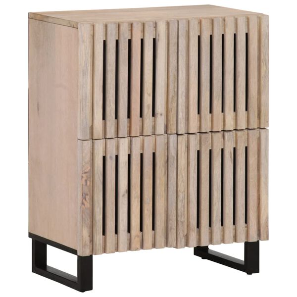 vidaXL Credenza 60x34x75 cm in Legno Massello di Mango