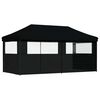 vidaXL Tenda Party Nero 292 x 580 x 315 cm Tessuto Oxford